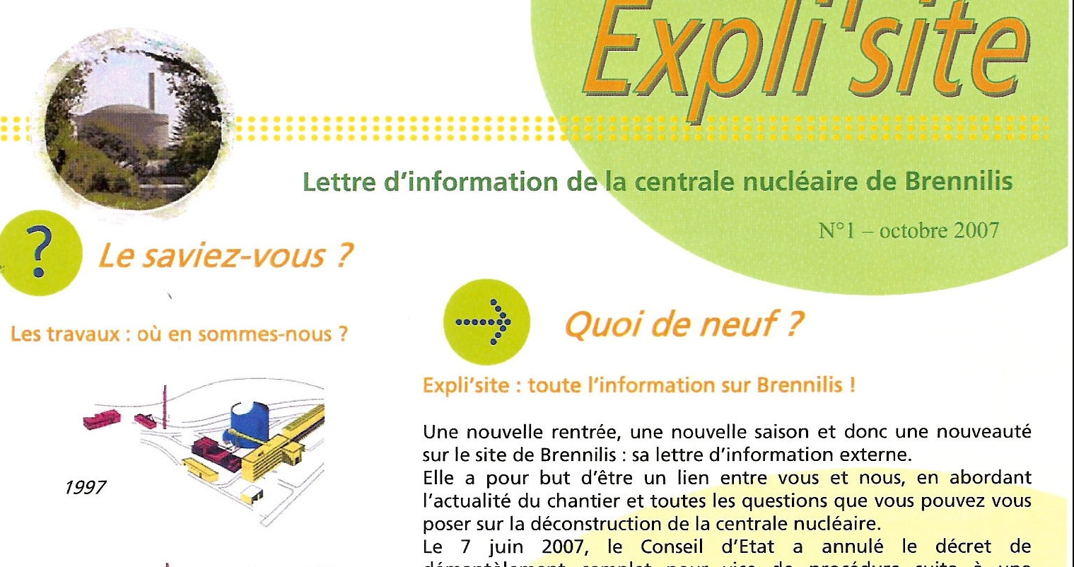 Vers le bulletin Expli'site n.1